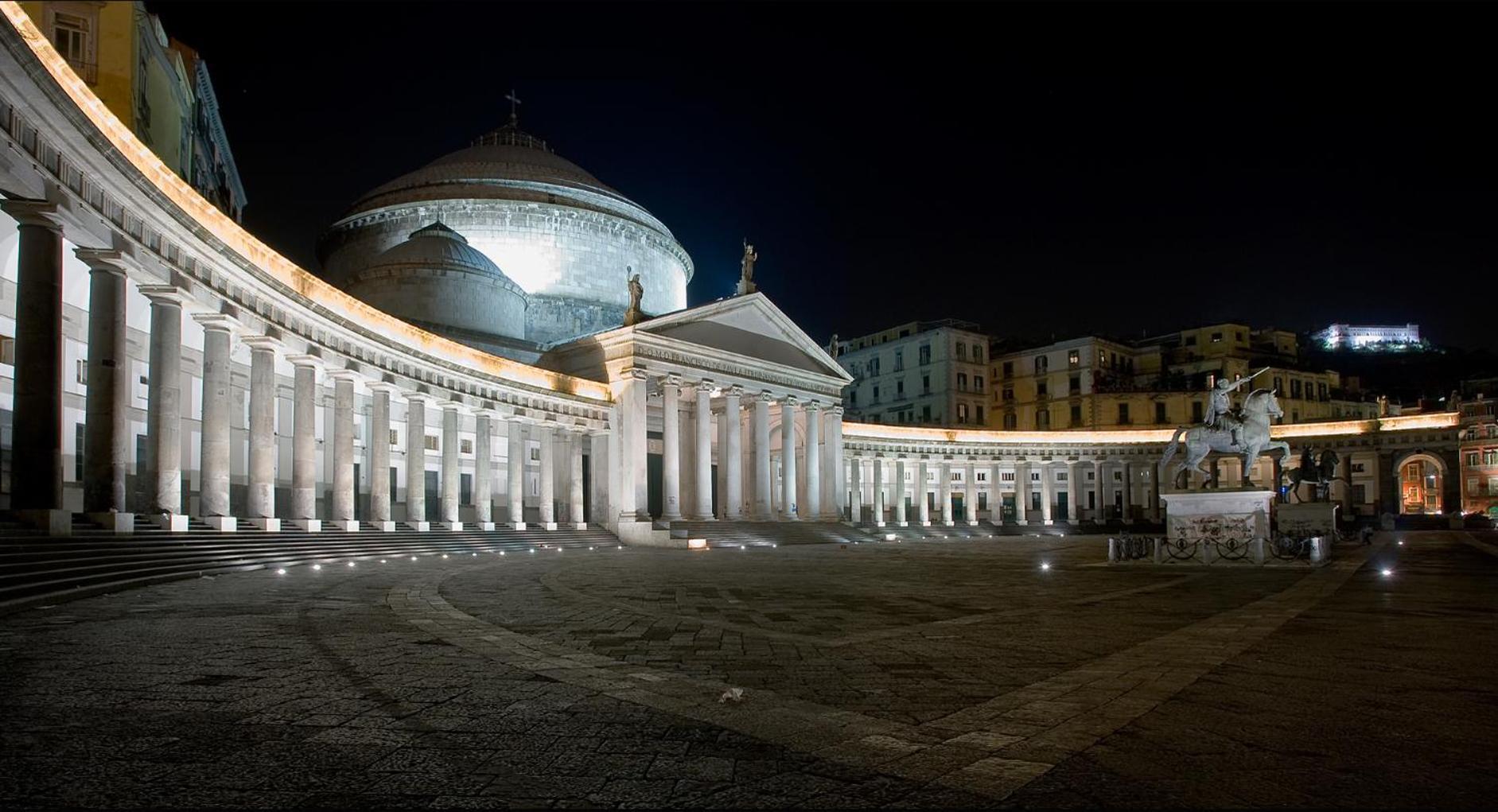 Toledostop Napoli Eksteriør billede Piazza del Plebiscito